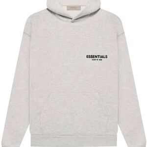 Essentials Fear of God Light Oatmeal Hoodie